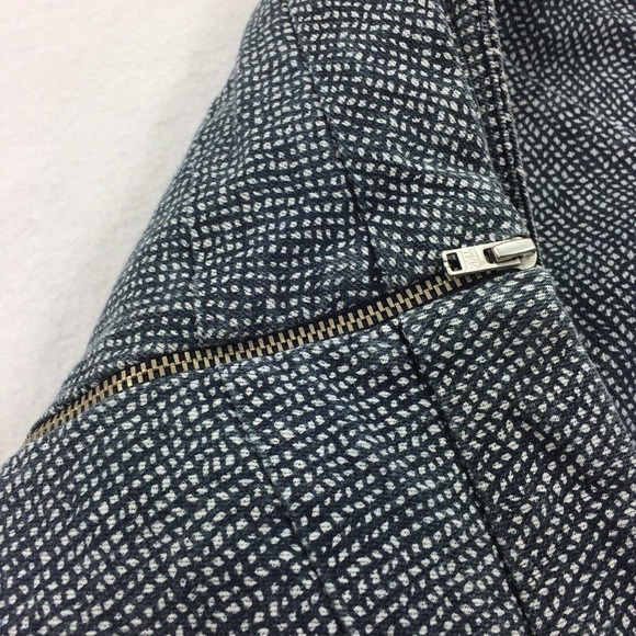 Didi Pretty Different Polka Dot Skinny Leg Back Zipper Pants Large 42 Blue - Picture 6 of 10